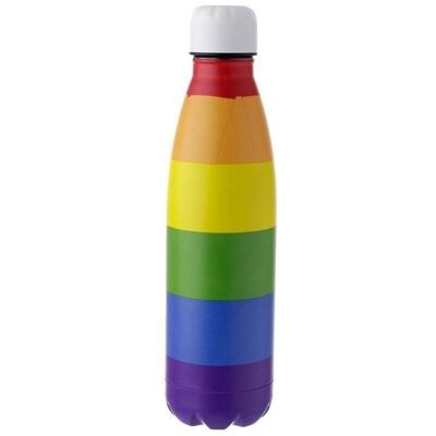 Somewhere Rainbow Reusable Stainless Steel Hot & Cold Thermal Insulated Drinks Bottle 500ml