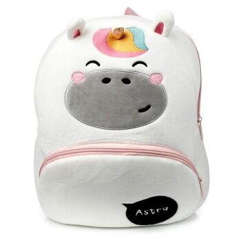 Sac à dos en peluche Adoracorns Astra la licorne