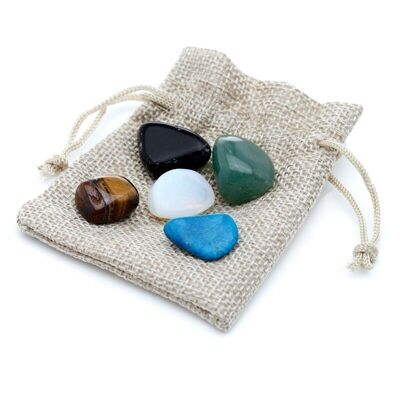 Set of 5 Luck & Wealth Stones