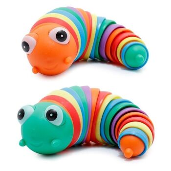 Jouet Fidget Rainbow Slug 1