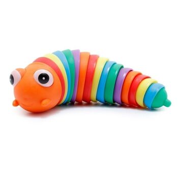Jouet Fidget Rainbow Slug 4