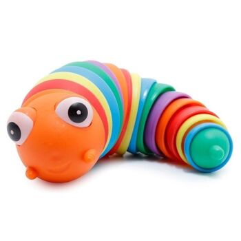 Jouet Fidget Rainbow Slug 5