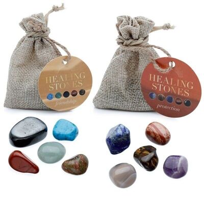 Set of 5 Protection & Friendship Stones