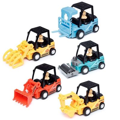 Reibungs-Push/Pull-Action-Spielzeug für Baufahrzeuge