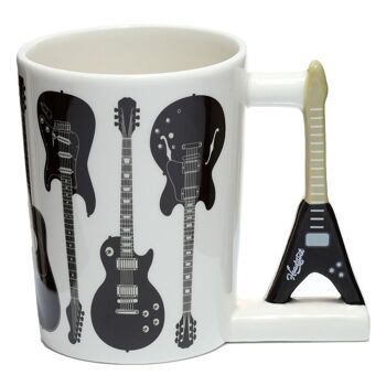 Tête de manche Guitare Rock Guitare Tasse Poignée en Céramique