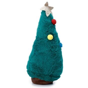 Arrêt de porte de sapin de Noël en peluche 5