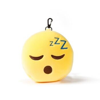 Relaxeazzz Snoozie the Sleeping Head Oreiller de voyage en peluche et masque pour les yeux 4