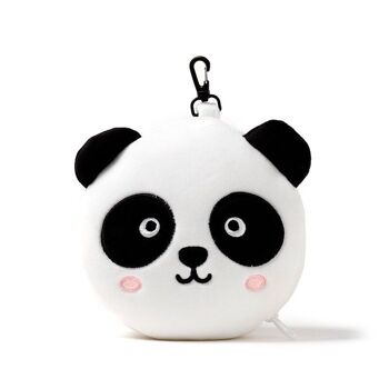 Oreiller de voyage en peluche et masque pour les yeux Relaxeazzz Panda 4