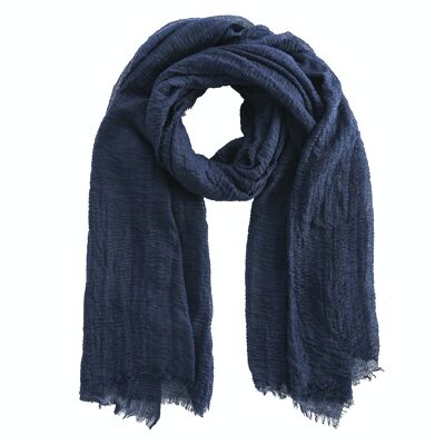 The all time essential scarf - donkerblauw