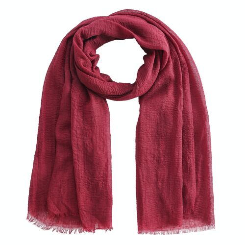 The all time essential scarf - bordeauxrood