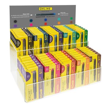 Cartouches d'encre combinées EN LIGNE colorées (60 boîtes) 1