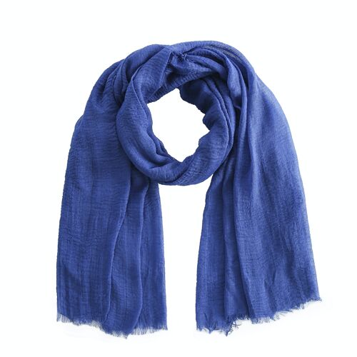 The all time essential scarf - kobaltblauw