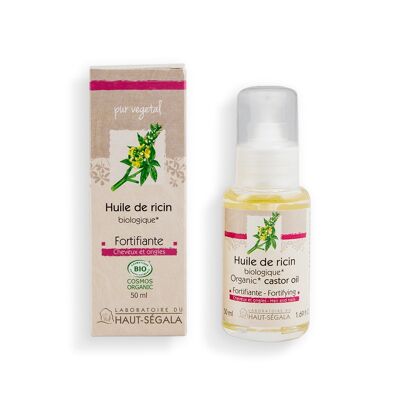 Huile de ricin certifiée BIO - 50 ml