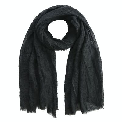 The all time essential scarf - zwart