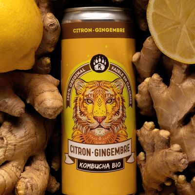 R-KOMBUCHA - Limón & Jengibre - Lata 33cl