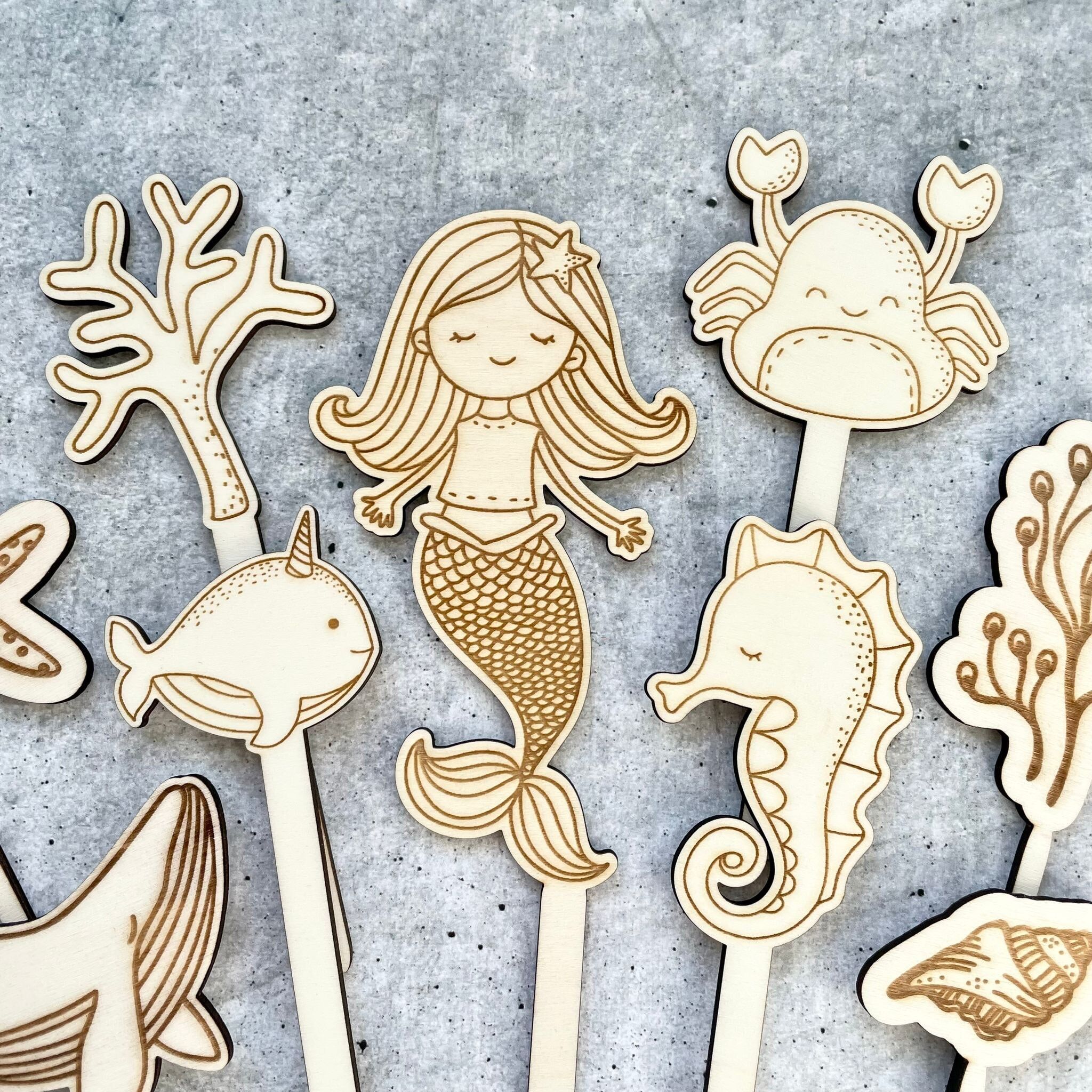 Caketopper Unterwasserwelt | Meerjungfrau |