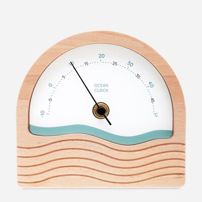 Termometro in legno con ago Oyster C°