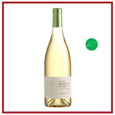 Château Mourgues du Gres "Les Galets Dorés" - Vin du Rhone Costières de Nimes - Vin Blanc - Millésime 2021 - BIO