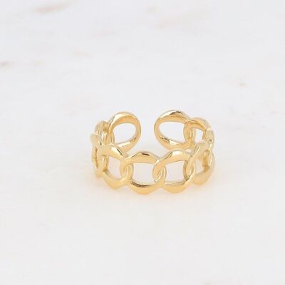 Anello Golden Coline - maglia traforata