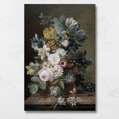 Wandbild Stilleben mit Blumen - Eelkema