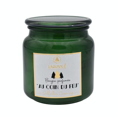 Scented candle with glass stopper 200 g