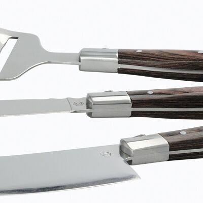 Set of 3 Laguiole cheese knives