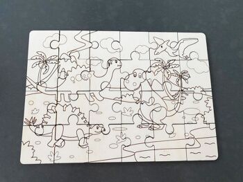 Kit de puzzle dinosaure 2