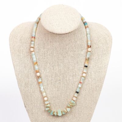 JAÏPUR natural stone Amazonite necklace