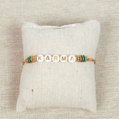 GOA karma bracelet green