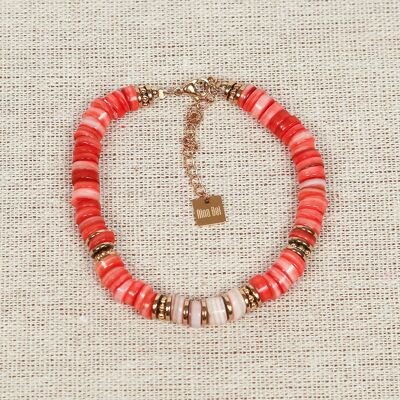 SAMUI bracelet coral shell beads