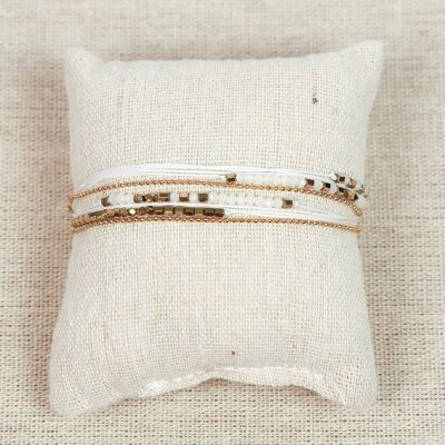 White RONDINARA Multi-turn bracelet