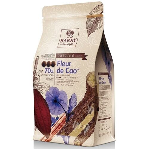 CACAO BARRY - Fleur de Cao™ 70% - 5KG - PISTOLES
Origine