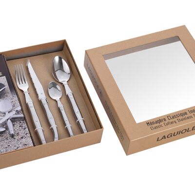 16-piece stainless steel cutlery set