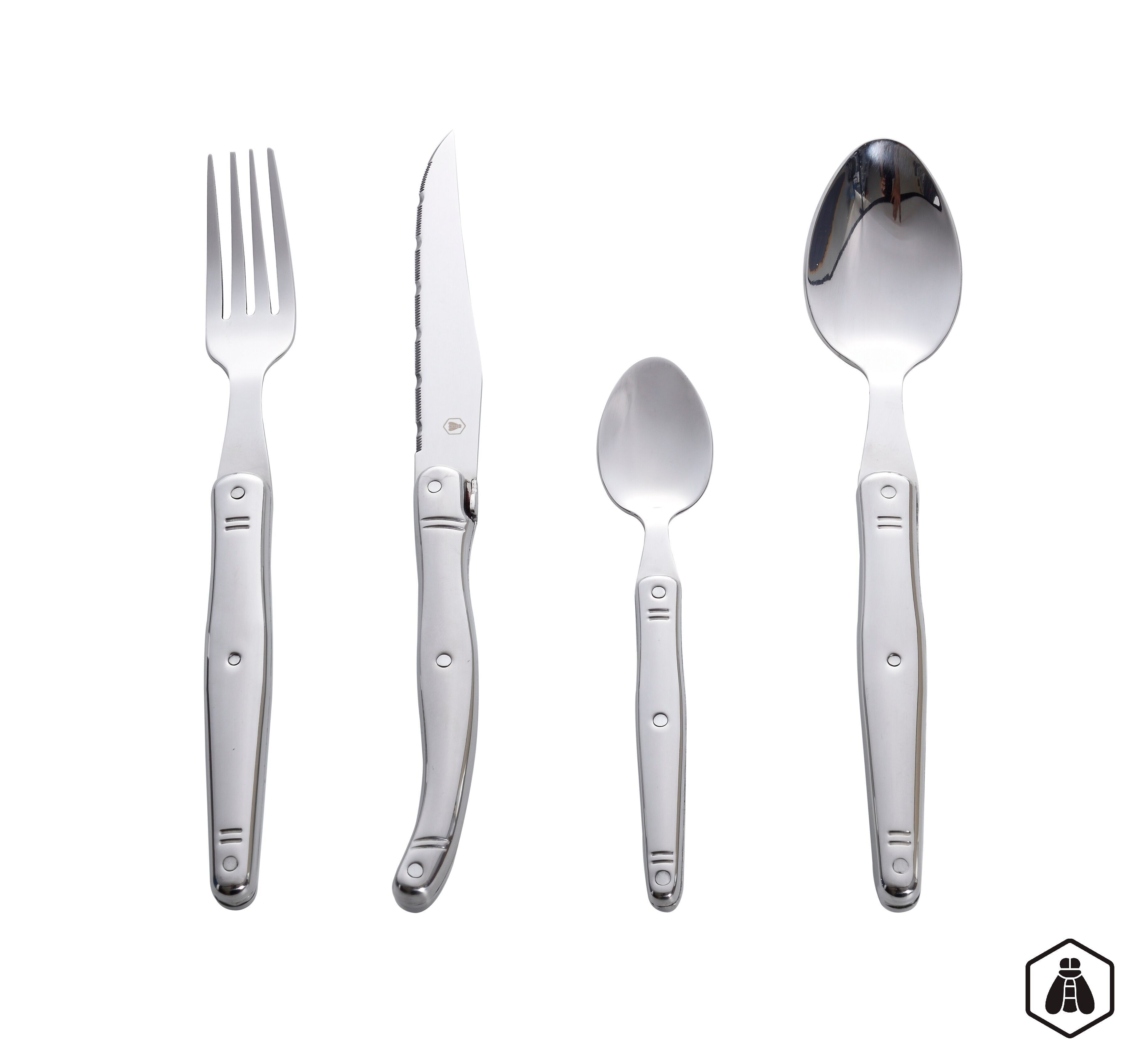 Laguiole 16-piece stainless steel cutlery set