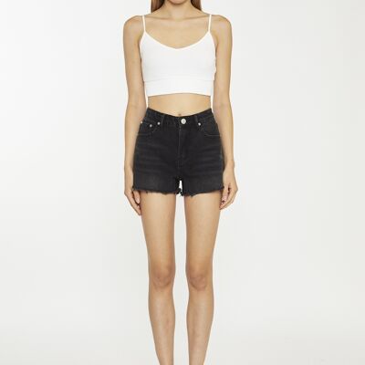 FRAYED EDGE SHORTBLACK WASH