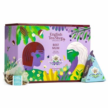 English Tea Shop - Cadeau Fête des Mères "Best Mum", 12 Sachets Pyramides 5