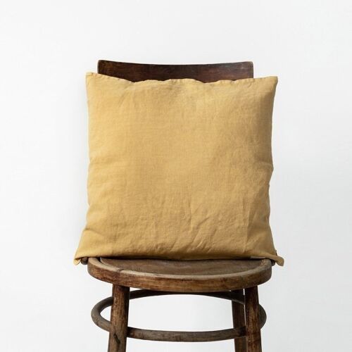 Honey Linen Cushion Cover