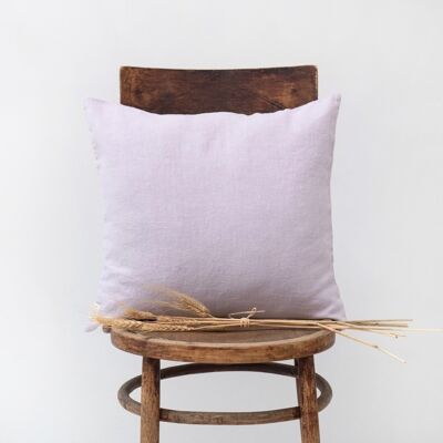 Lavender Fog Linen Cushion Cover