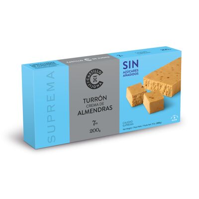 Turrón Crema de Almendras Sin Azúcar (200g)