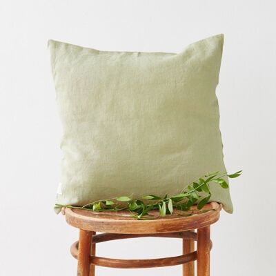 Sage Linen Cushion Cover