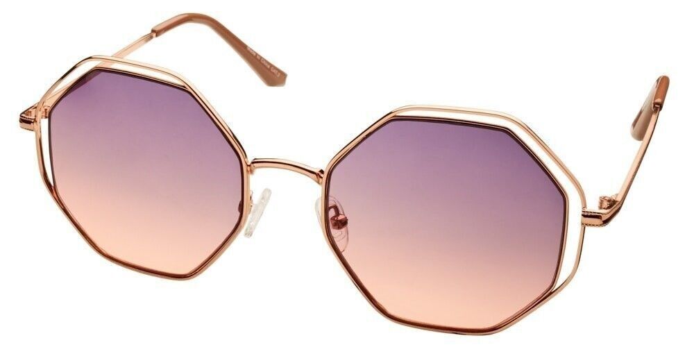 Sonnenbrille – HAYLEY Rose Gold-Rahmen mit Smoke Rose-Gläsern