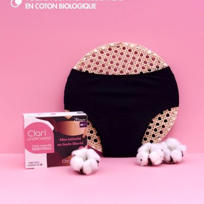 Culotte menstruelle essentielle FLUX RÉGULIER - CLARIUNDERWEAR
