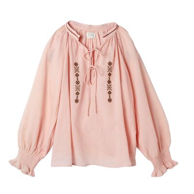 Blouse Femme Lagoon Rose Bubble T1