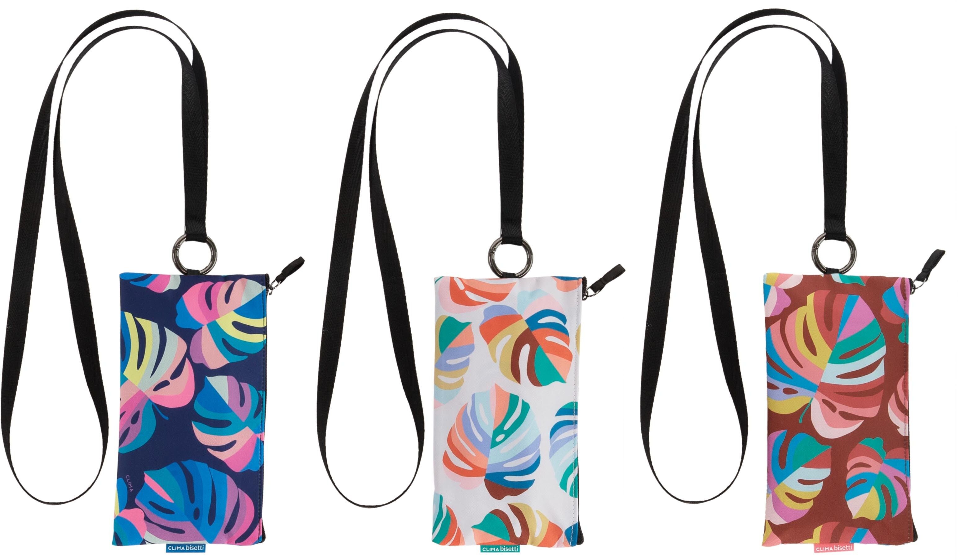 Paraguas plegable "Tropical"| Mini| Ultraligero con bolsito| Reciclado UV50+