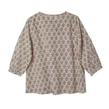 Blouse Femme Toscana Rosée/Kaki T2 3