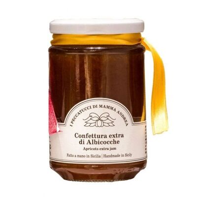 Confiture Extra d'Abricots Siciliens - Peccatucci de Mamma Andrea