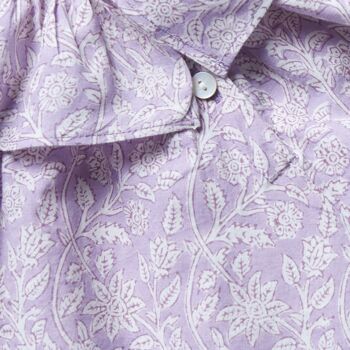 Blouse Femme Pearly Lilas T1 2