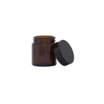 Pommadier en verre ambré - 30ML