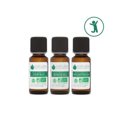 Kit « Anti-Stress » 3 Huiles essentielles Bio