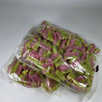 Pack de 1 kg de pastèque pétillante végétalienne